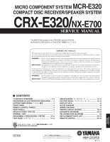 Yamaha CRXE-320 - Service Manual1
